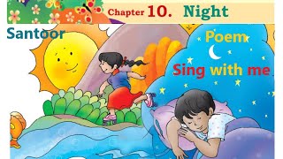 Night poem  Night poem Class  3 New syllabus NCERT  Night Class 3 [upl. by Anasus]