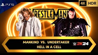 WWE 2K24  Undertaker vs Mankind  Hell in a Cell  PS5™ 4K60 [upl. by Candyce798]