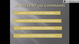 Autosys Sendevent Commands  Class 3 [upl. by Essirehs]