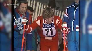 Alpine ski 1974 WC Kitzbuhel Hansi Hinterseer Slalom [upl. by Hereld]