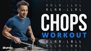 5Minute Paradiddle Chop Workout w ZackGrooves [upl. by Akiner]