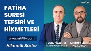 FATİHA SURESİ VE HİKMETLERİ  Mehmet Mete HikmetliSözler [upl. by Akkina]