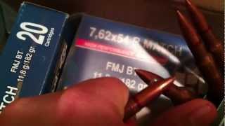 Match grade 762x54R ammo unboxing [upl. by Anehsuc]