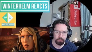 Shattered Legacies Sylvanas Cinematic WOW Shadowlands  Irish reaction [upl. by Yesdnil]