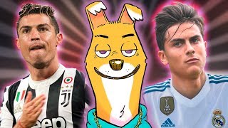 CRISTIANO RONALDO NA JUVENTUS E DYBALA NO REAL MADRID [upl. by Shepp]