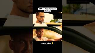 Fast Furious 7 Ending  GTA 5 [upl. by Crisey]