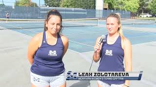 202425 Moravian University Mens amp Womens Tennis Preview [upl. by Eibbil989]