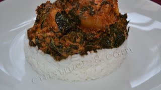 Gbomadessi gboma  spinach  egussi soup [upl. by Marshall]