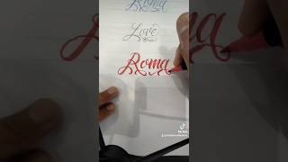 lettering tattoo calligrafia chicano tutorial [upl. by Alket]