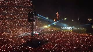 Coldplay  Fix You live  Wembley Stadium London 2022 [upl. by Relyks]