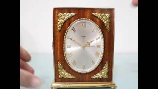 SWIZA Mantel TOP Alarm Clock Vintage 8 Day XXL Switzerland [upl. by Arodnap]