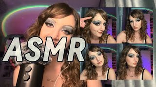 ASMR doing your makeup 💄 gothic drag inspired🌟 [upl. by Mannos]