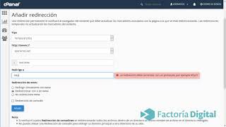Como redireccionar un dominio en cpanel [upl. by Jeffries]