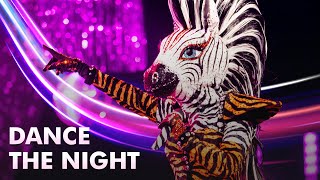 Zebra  ‘Dance The Night’  The Masked Singer  Seizoen 4  VTM [upl. by Enomys]