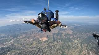 Air Force Reenlistment Skydive [upl. by Nonac220]