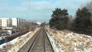 Führerstandsmitfahrt SBahn Berlin Strausberg  Strausberg Nord [upl. by Eiroc892]