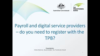 Payroll and digital service providers [upl. by Pauletta]