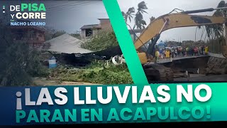 Acapulco registra su cuarto día de lluvias por “John”  DPC con Nacho Lozano [upl. by Einned]