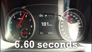 2017 Hyundai Elantra 16 Turbo 150kW Elite Sport DCT acceleration with Racelogic results [upl. by Solohcin]