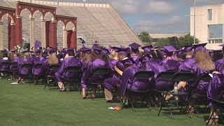 Thousands prepare for ECU commencement rain or shine [upl. by Duester]