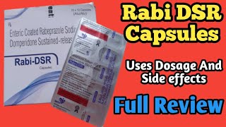 Rabi DSR Capsules  Rabi DSR Capsules Uses  Rabeprazole Sodium And Domperidone capsules [upl. by Meekahs701]