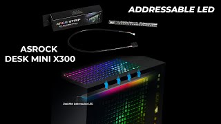 Review Asrock Deskmini X300 Addressable LED [upl. by Lak]