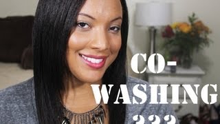 Hair 101 What is COWASHING And How To Cowash Natural Texlaxed or Relaxed [upl. by Garris704]