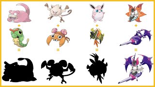 Pokemon Fusion Compilation 270  naganadel  volcarona  tapu koko  wigglytuff  paras  mankey [upl. by Assilak299]