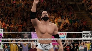 WWE 2K16  Damian Mizdow Entrance Signature Finisher [upl. by Moreen]