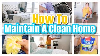 Simple Schedule To Maintain A Clean Home  Weekly Cleaning Schedule  Mom to Moms [upl. by Heyward]