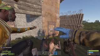 THROWING 7 MOLOTOVS 🔪 AT A ROOFCAMPER RUST [upl. by Attenauq207]