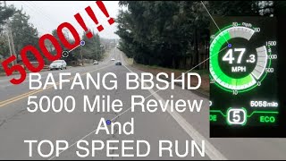 Bafang BBSDH 5000 Mile EBike Review and Top Speed Run [upl. by Eolande]