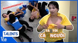 Karik RÁCH TOẠC ÁO LỘ BODY sau trận xé bảng tên khốc liệt tại trụ sở SBS Hàn Quốc  Running Man [upl. by Notsuoh]