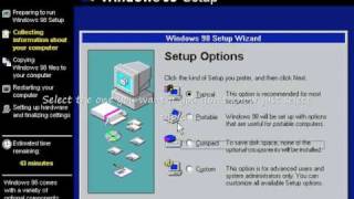 How to install Windows 98 [upl. by Nazar420]