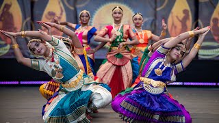 Ode to Ganesha  Mahaganapathy Bharatanatyam performance at Hum Sub Diwali 2024 Cary [upl. by Drooff]