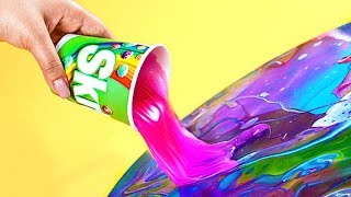 MESSY YET BEAUTIFUL PAINTING TECHNIQUE FOR KIDS [upl. by Niu]