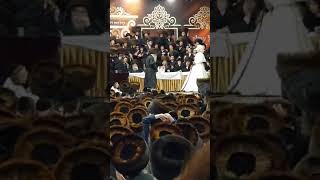 Pshevorsk Rebbe Dances Mitzvah Tantz With The Kallah  Kislev 5785 [upl. by Einnaffit]