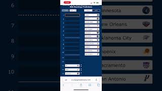 My NBA standings predictions for the 20242025 NBA season Enjoypredictionscom [upl. by Frodin]