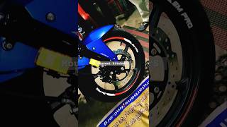 honda sp160 Rim stickering sp160 Rim sticker design honda sp 160 bs6 modified [upl. by Aicsila]