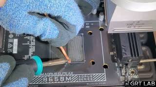 Aorus B650M AM5 Motherboard Socket Replacement [upl. by Skiest179]