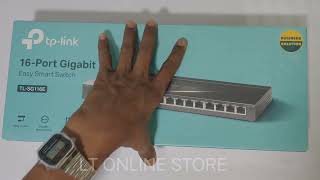 TP Link TLSG116E 16Port Gigabit Easy Smart Switch [upl. by Ihn]