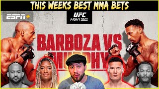 This Weeks Best MMA Bets  UFC Vegas 92 Betting Breakdown Barboza vs Murphy  Lock of the Week [upl. by Tshombe]