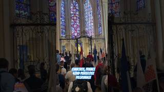 ParisChartres pilgrimage 052024 pentecost pilgrimage chartres frenchlife faithjourney [upl. by Anuayek]