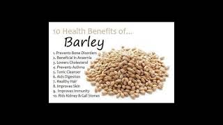 10 Health Benefits of Barley [upl. by Orlosky436]