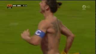 Zlatan Ibrahimovic  Incredible Goal SwedenEngland 42 HD [upl. by Avik906]