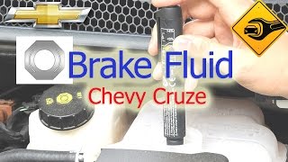 Brake Fluid  Checking Brake Fluid  Chevrolet Cruze [upl. by Emee]