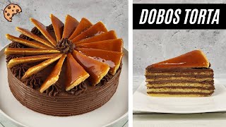 Dobos Torte  the original Hungarian recipe Beas Bites [upl. by Amice]