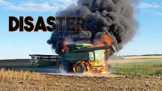 We Lost our Combine in a FireHeres What Happened [upl. by Ayatahs]