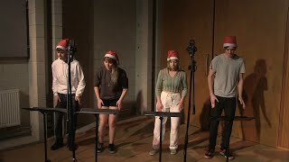 Floor Play Quartet for Body Percussion  Percussion Ensemble  Day 16 Advent Calendar 2022 [upl. by Lednam]