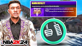 HOW to UNLOCK MAMBA MENTALITY amp ACCELERATORTAKEOVER BOOSTER FAST amp EASY on NBA 2K24 [upl. by Newton346]